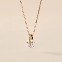 Collier Nelina Plaqué Or Jaune Oxyde De Zirconium