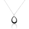 Collier Nelly Argent Blanc Céramique Et Oxyde De Zirconium
