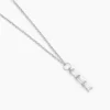 Collier Nikolia Argent Blanc Oxyde De Zirconium
