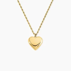 Collier Niouma Acier Jaune