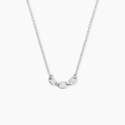 Collier Nissa Argent Blanc