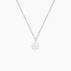 Collier Noe Argent Blanc