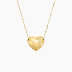 Collier Nolene Acier Jaune