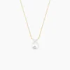 Collier Norah Or Jaune Perle De Culture Et Oxyde De Zirconium