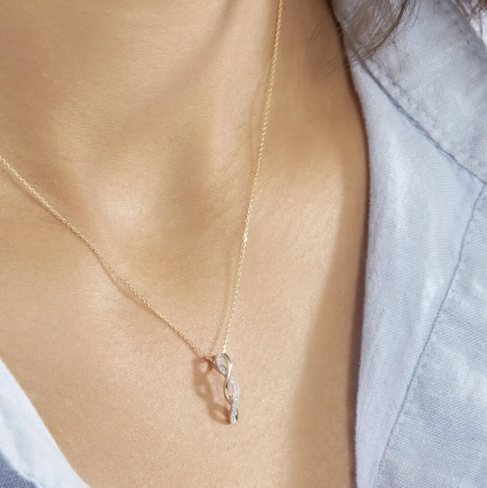 Collier Nucia Or Jaune Diamant