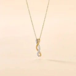 Collier Nucia Or Jaune Diamant