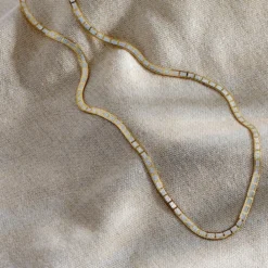 Collier Nuriaae Argent Jaune