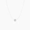 Collier Nylon Argent Blanc Oxyde