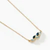 Collier Océan Or Jaune Topaze