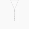 Collier Odyssee Argent Blanc Oxyde De Zirconium