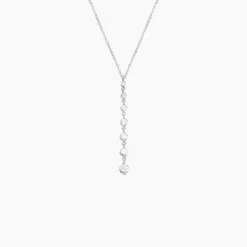 Collier Odyssee Argent Blanc Oxyde De Zirconium