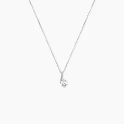 Collier Olly Or Blanc Oxyde De Zirconium
