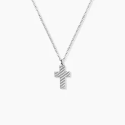 Collier Orace Argent Blanc