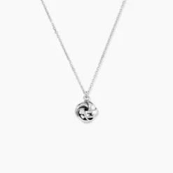 Collier Orane Argent Blanc
