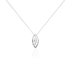 Collier Or Blanc Aatami Diamants