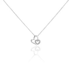 Collier Or Blanc Diamant