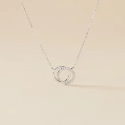 Collier Or Blanc Tresha Diamants