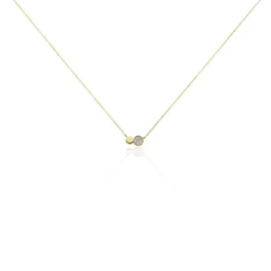 Collier Or Jaune Abijah Diamants