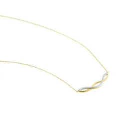 Collier Or Jaune Abisai Diamants