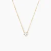 Collier Or Jaune Ava Oxyde De Zirconium