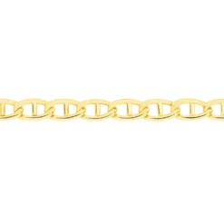Collier Or Jaune Capucin Maille Marine