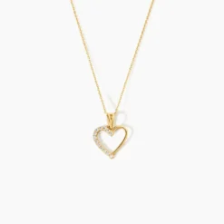 Collier Or Jaune Chantelle Oxydes De Zirconium