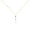 Collier Or Jaune Raquel Topaze