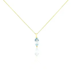 Collier Or Jaune Raquel Topaze