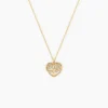 Collier Or Jaune Shantelle Oxyde De Zirconium