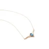 Collier Or Rose Gaelle Topaze Oxydes De Zirconium