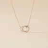 Collier Or Rose Tresha Diamants
