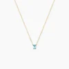 Collier Ovale Or Jaune Topaze