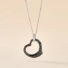 Collier Pam Argent Blanc Céramique Et Oxyde De Zirconium