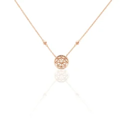Collier Peinda Argent Rose Oxyde De Zirconium