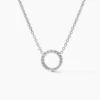 Collier Peytone Argent Blanc