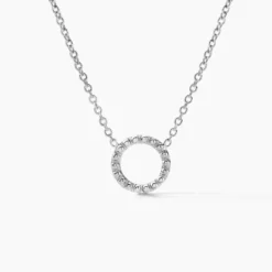 Collier Peytone Argent Blanc