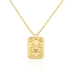 Collier Phebus Him Acier Jaune