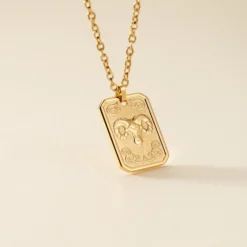 Collier Phebus Him Acier Jaune