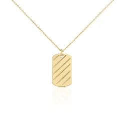 Collier Plaque Or Rayden