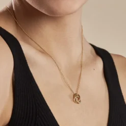Collier Plaqué Or Henia Oxydes De Zirconium