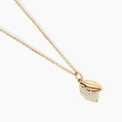 Collier Plaqué Or Jaune Simao Oxydes De Zirconium