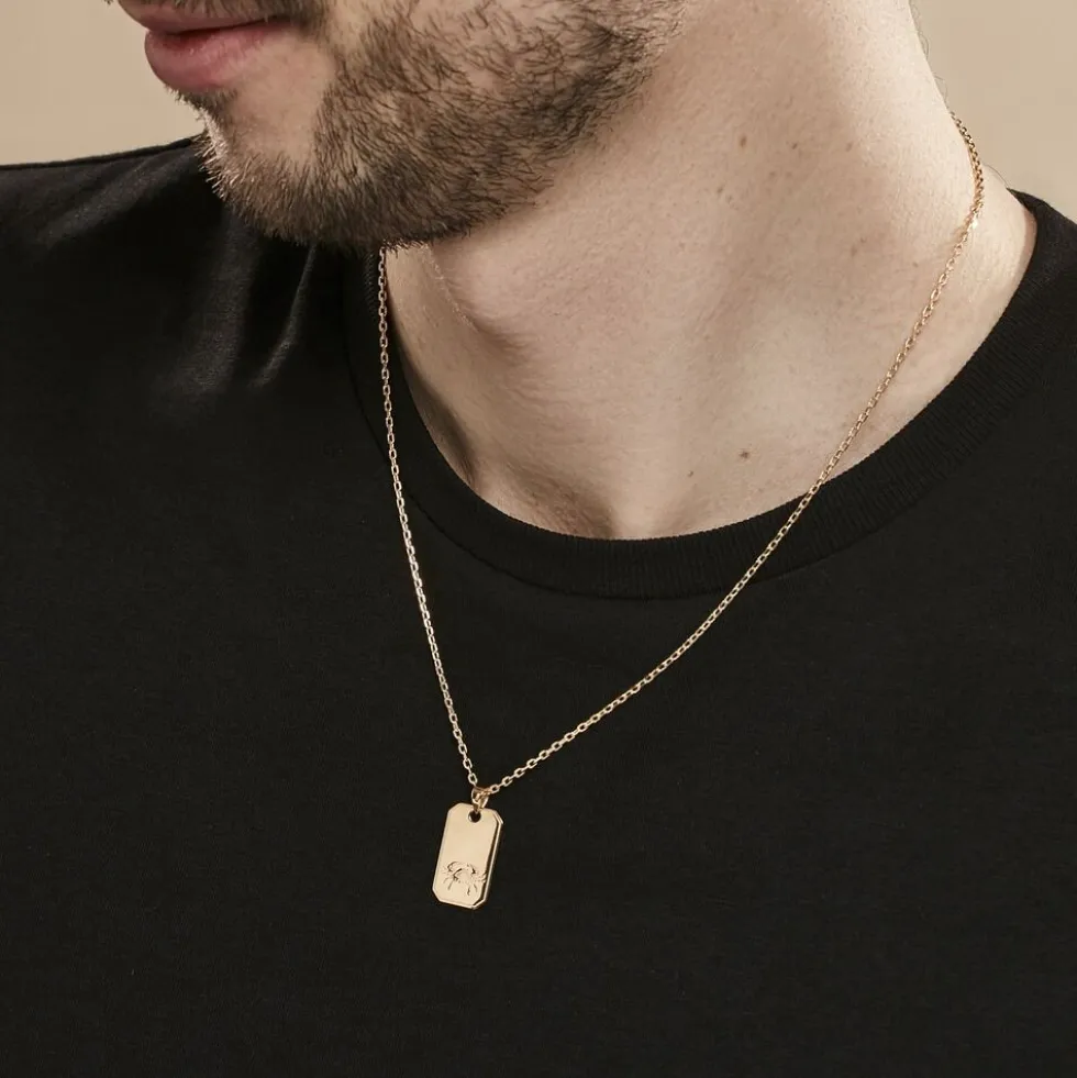 Collier Plaqué Or Quintien