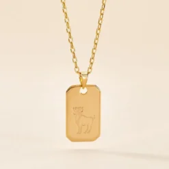 Collier Plaqué Or Quintien