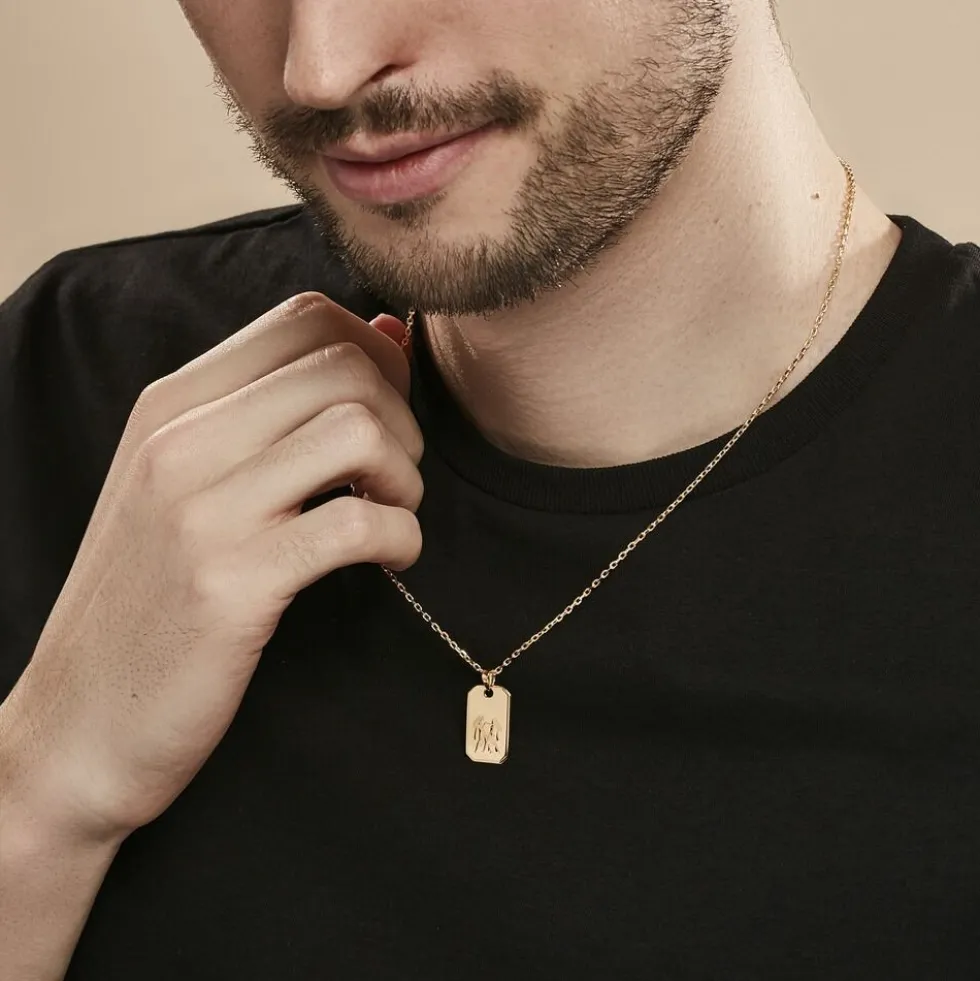 Collier Plaqué Or Quintien
