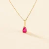 Collier Pluie D'Eclat Or Jaune Rubis