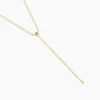 Collier Poem Argent Jaune Oxyde De Zirconium Topaze