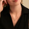 Collier Poem Argent Jaune Péridot