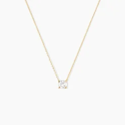 Collier Ponama Or Jaune Oxyde De Zirconium