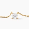 Collier Ponama Or Jaune Oxyde De Zirconium