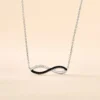 Collier Prudentia Argent Blanc Oxyde De Zirconium